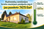 Thumbnail for the post titled: Muziejaus patalpoms įsigyti jau paaukota – 7475 Eur! Dar trūksta 1025 Eur
